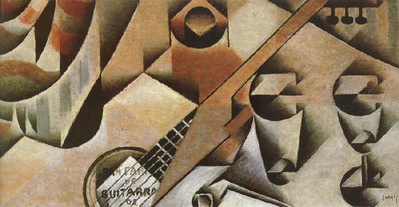 Juan Gris Banjor and cup France oil painting art